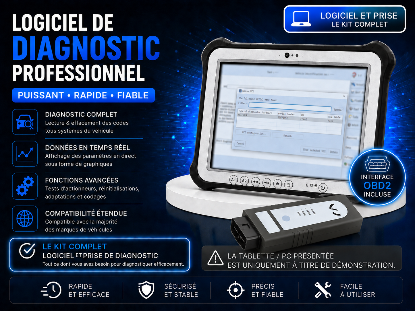 Outils de Diagnostics Odis 19 25 Avec OBD