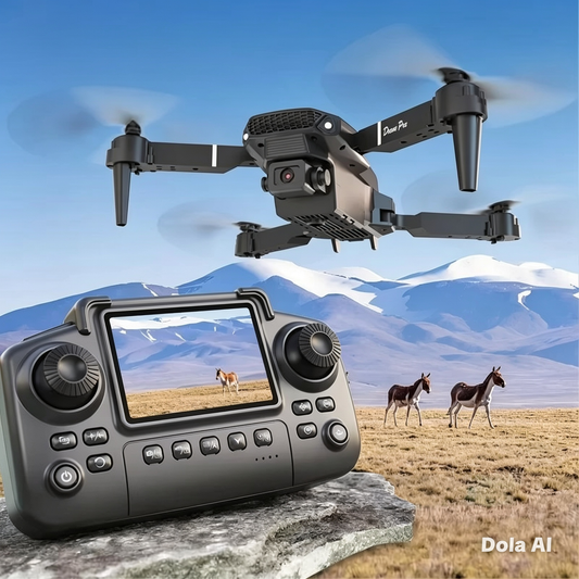 Drone 8K HD Double Caméra GPS Évitement d'Obstacles
