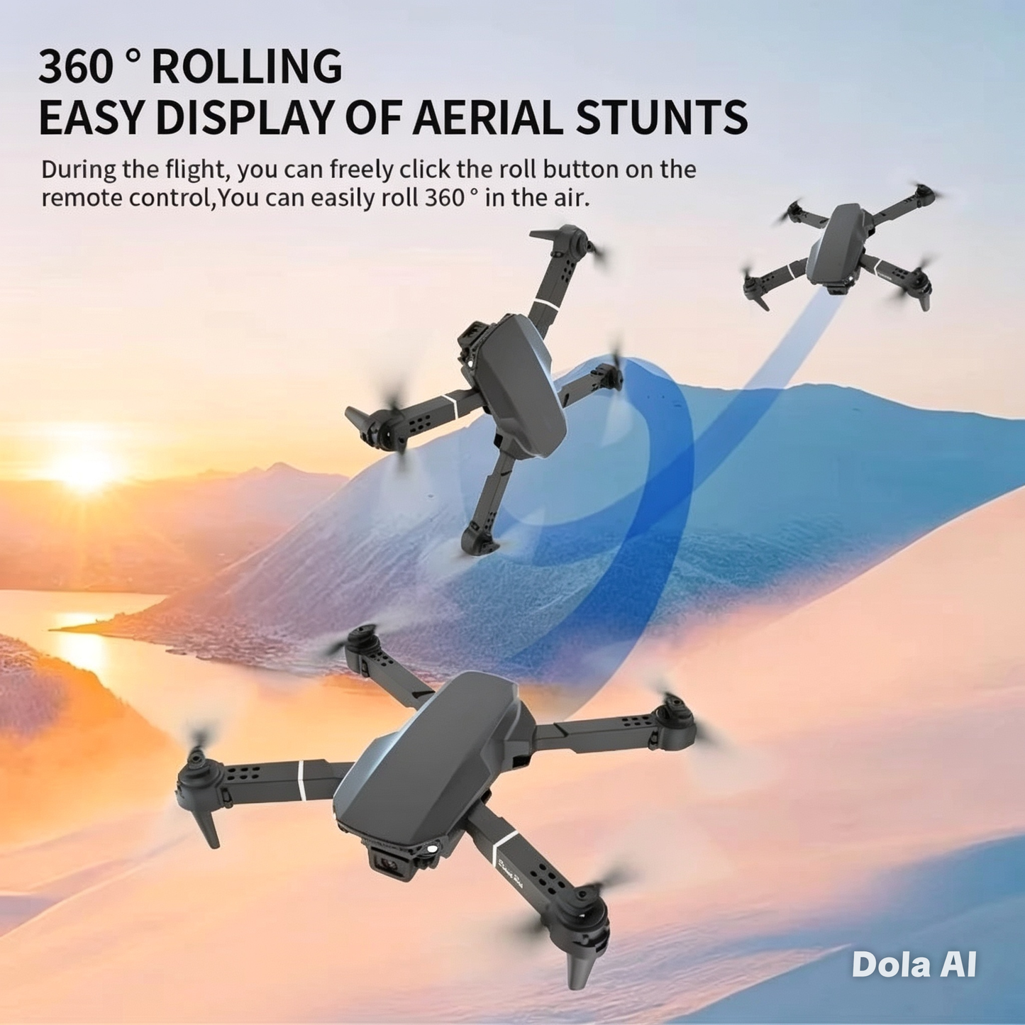 Drone 8K HD Double Caméra GPS Évitement d'Obstacles