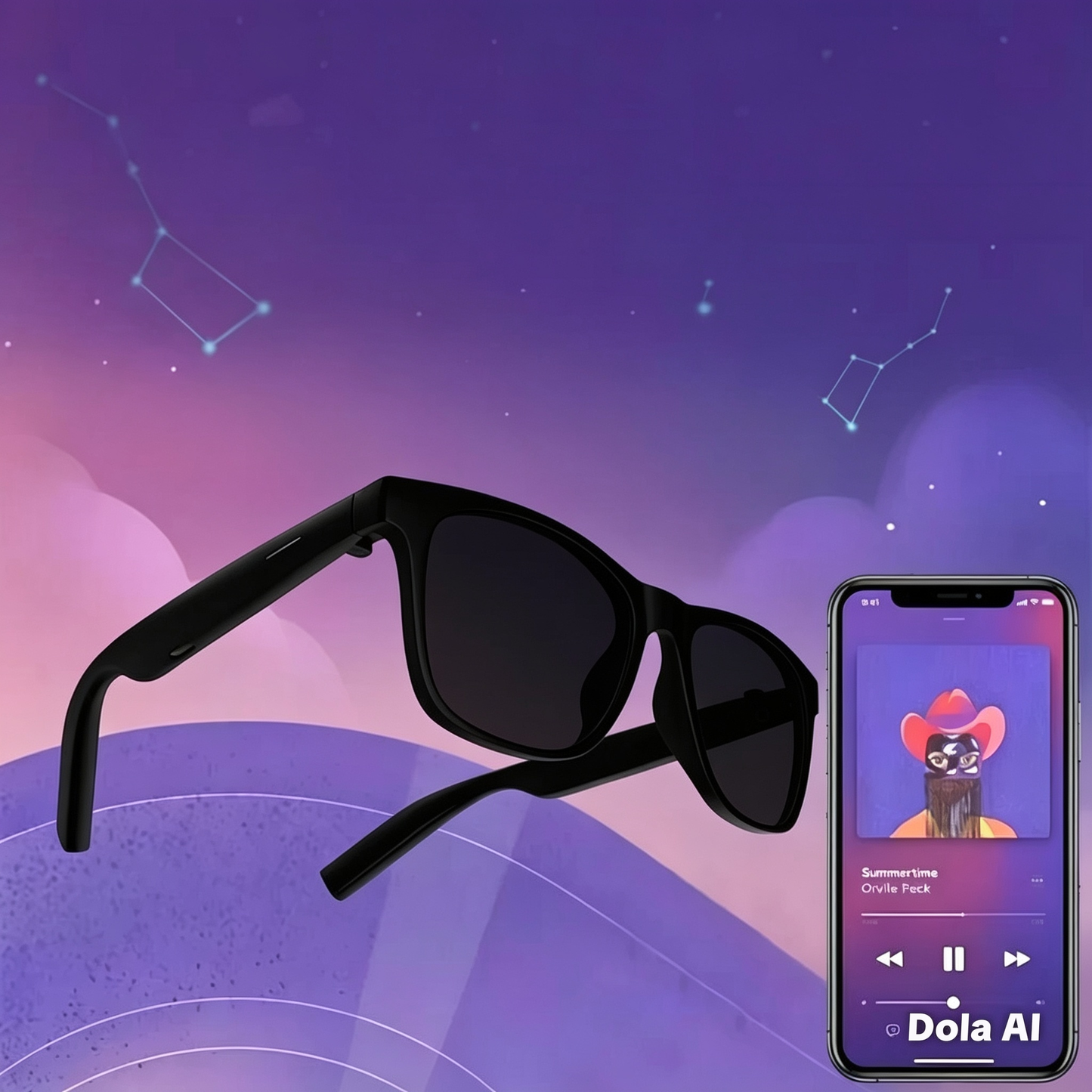 Lunettes intelligentes avec caméra 8K, IA, traduction, appels Bluetooth, lecteur de musique, assistant vocal, multifonctionnelles, pour femmes et hommes
