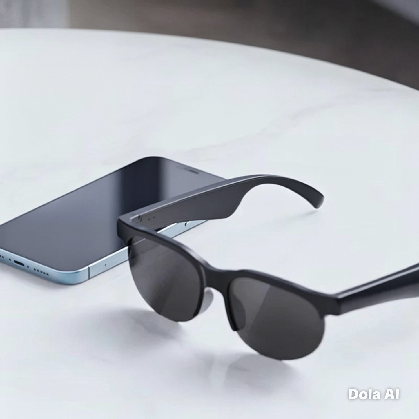 Lunettes Intelligentes Traduction IA, Conversation Bluetooth, Enregistrement, Écoute Musicale – Lunettes de Soleil Intelligentes pour Hommes et Femmes