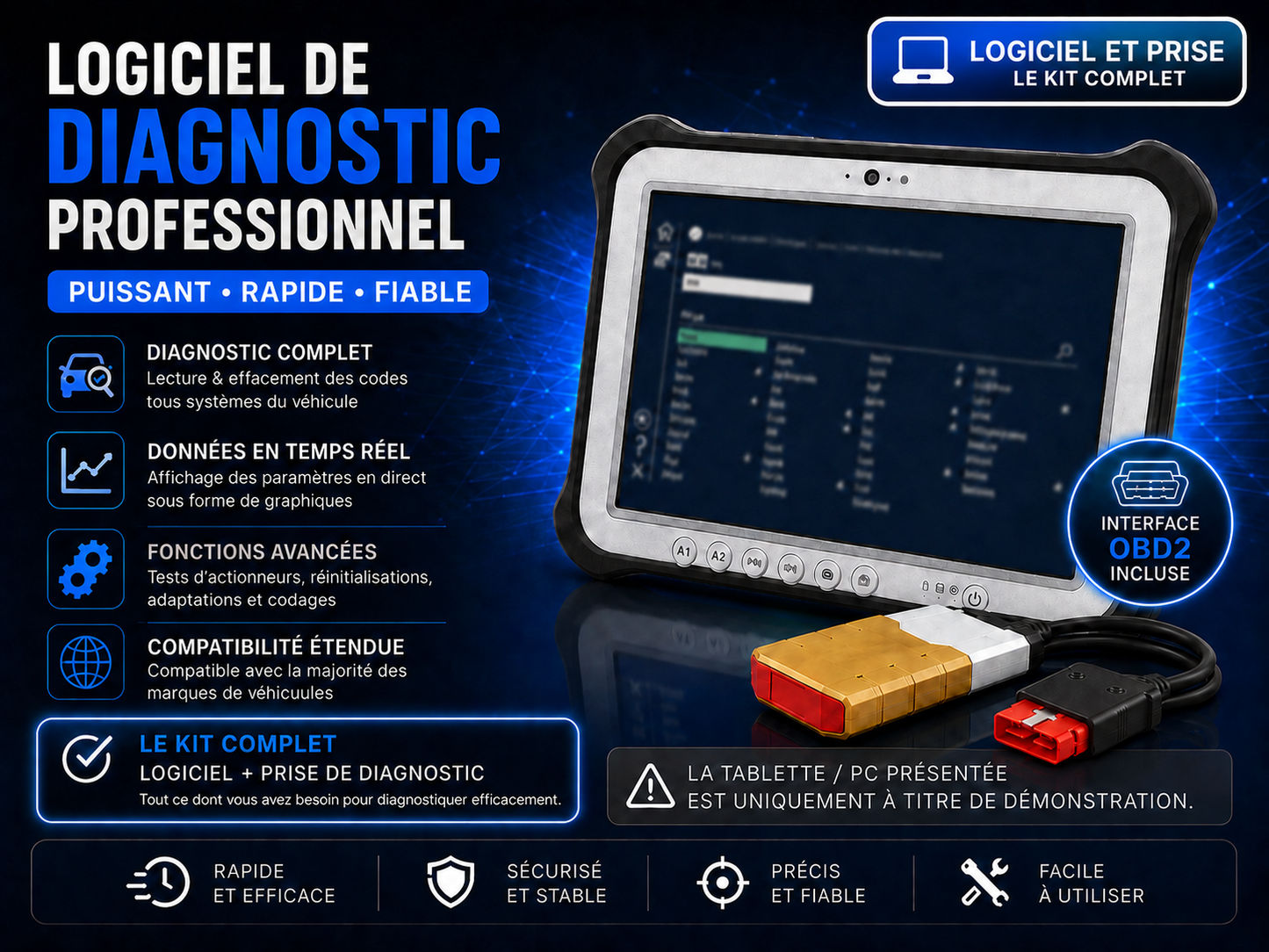 Outils de Diagnostic Autocom 2021 Avec OBD